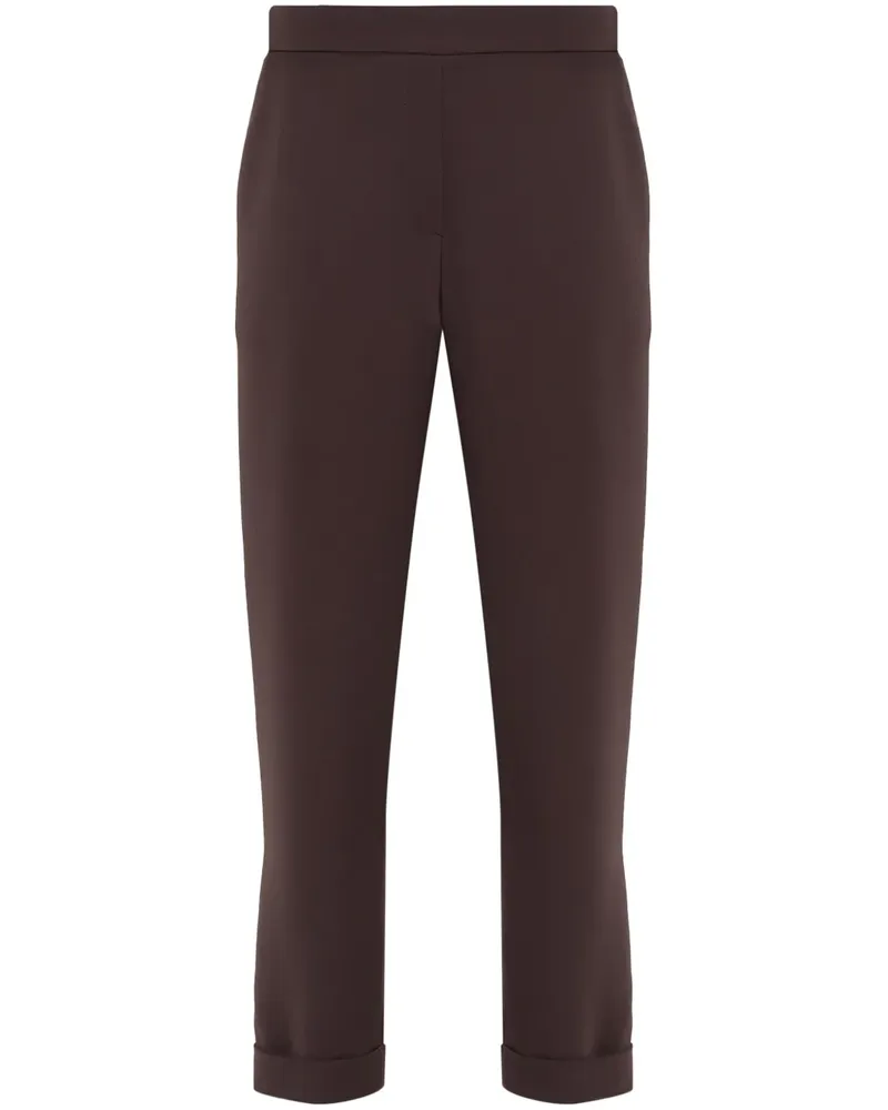 P.A.R.O.S.H. P.A.R.O H. Halbhohe Tapered-Hose - Braun Braun