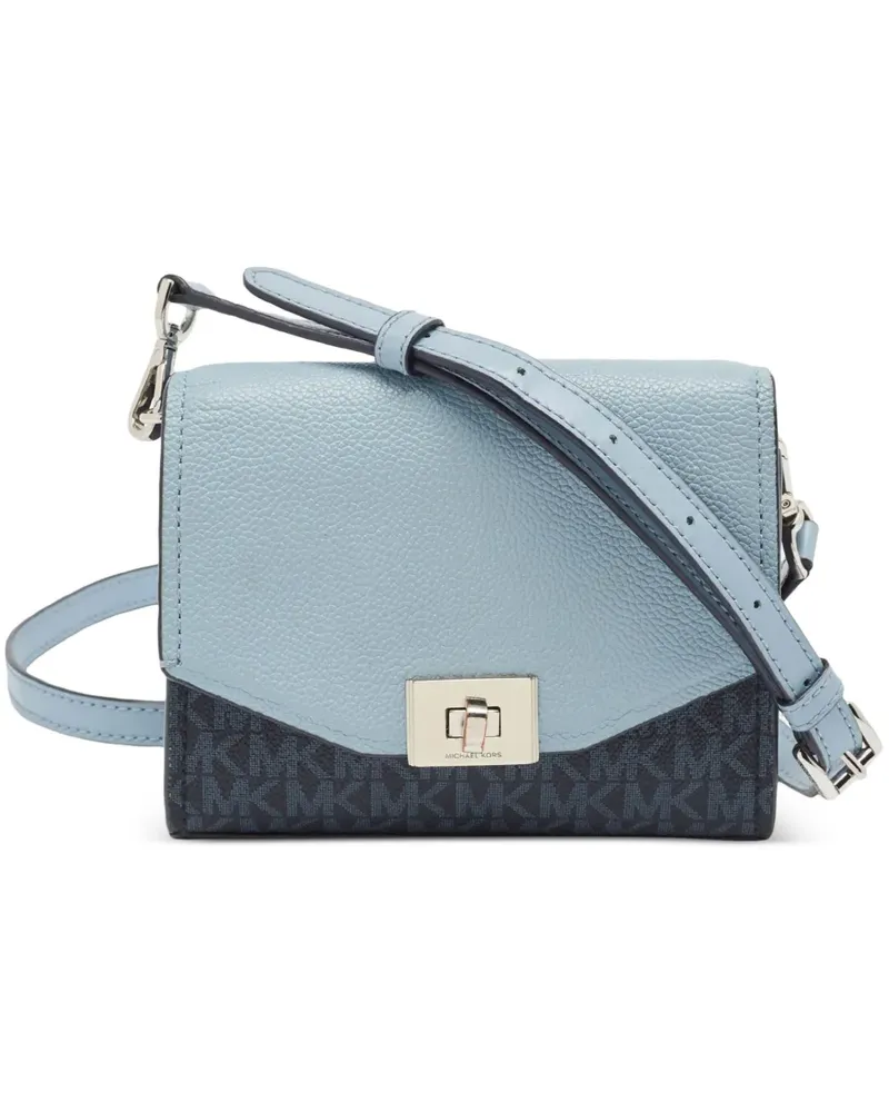 Michael Kors Cassie XS Minitasche in Colour-Block-Optik - Blau Blau