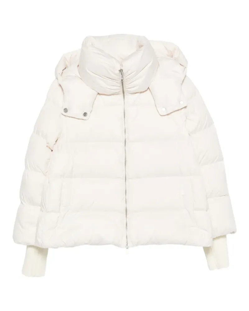 ADD hooded quilted down jacket - Nude Nude
