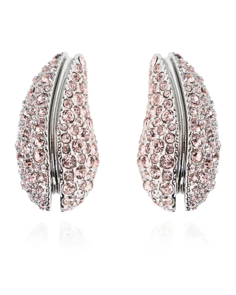Tory Burch Ohrringe mit Kristallen - Silber Silber