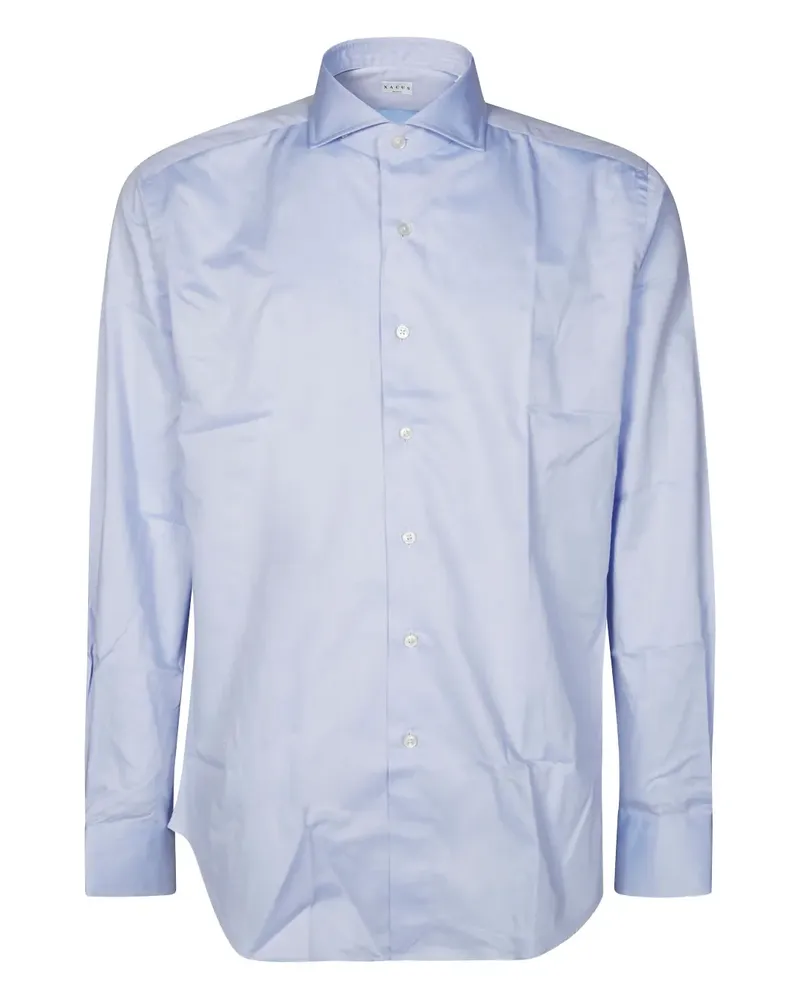 XACUS Klassisches Hemd - Blau Blau