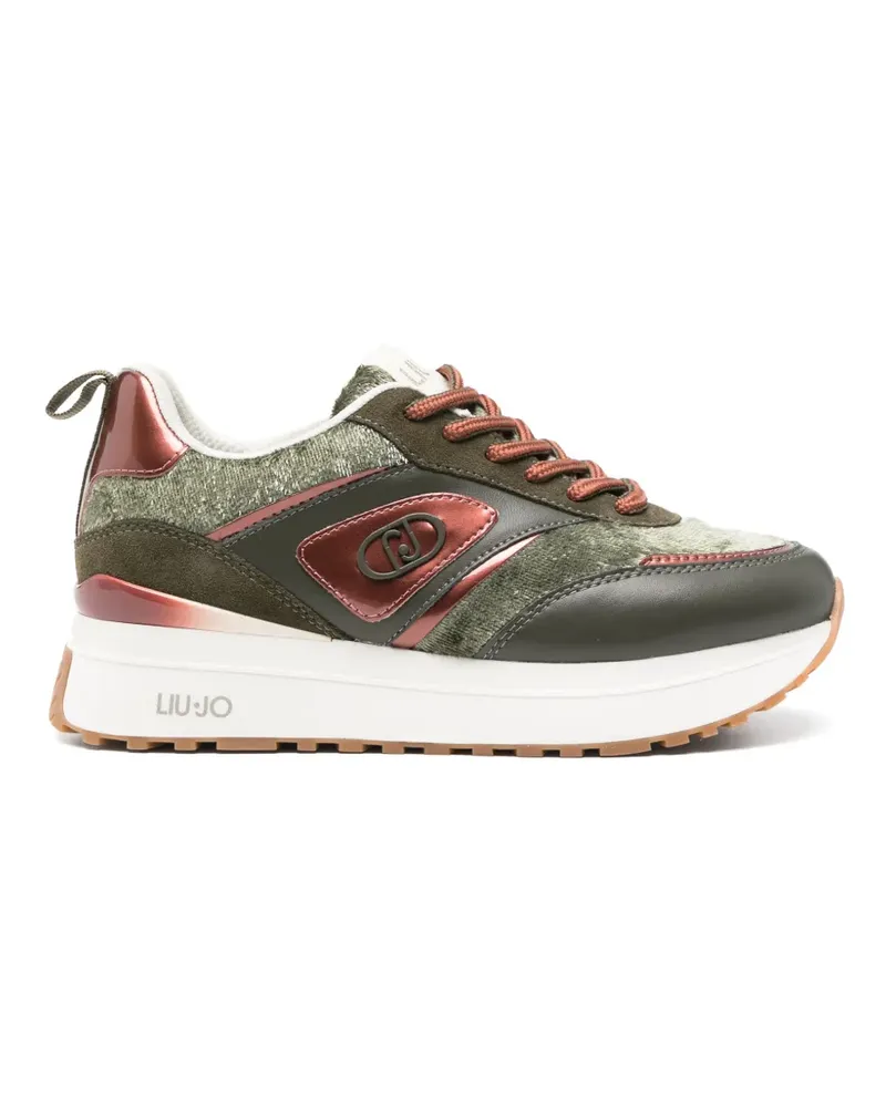 Liu Jo Sneakers mit Logo-Schild - Grün Grün