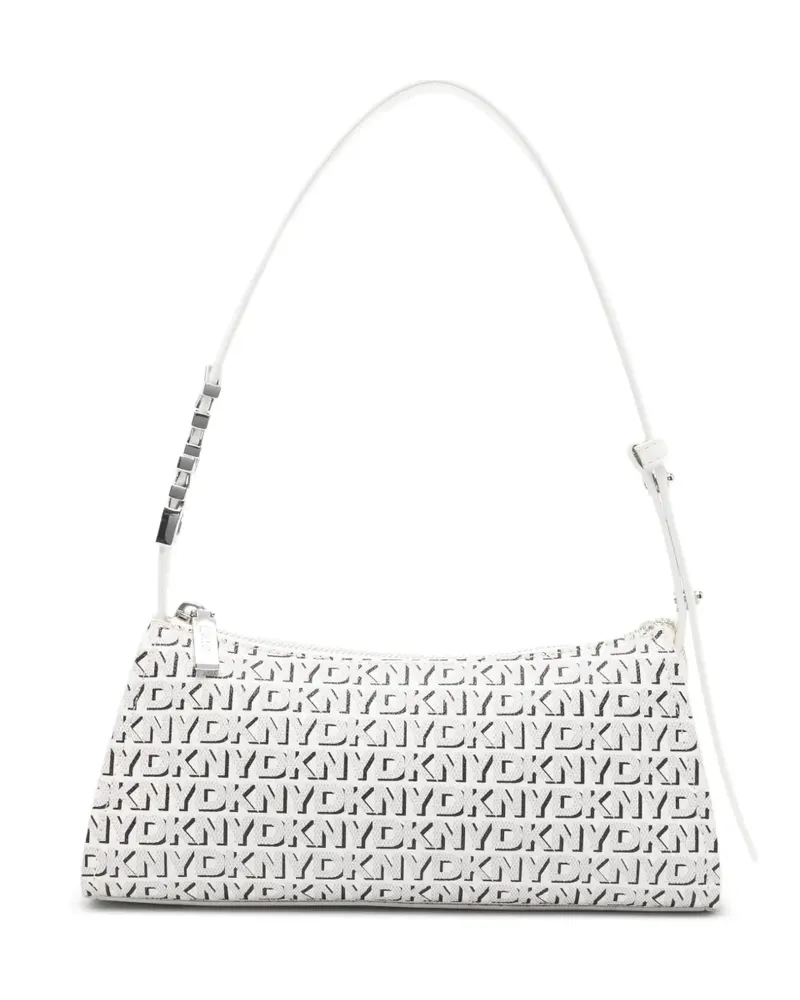 DKNY Avril Tz Schultertasche - Weiß Weiß