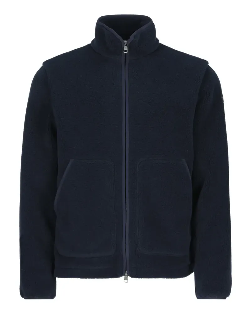 Moncler fleece zip-up sweatshirt - Blau Blau
