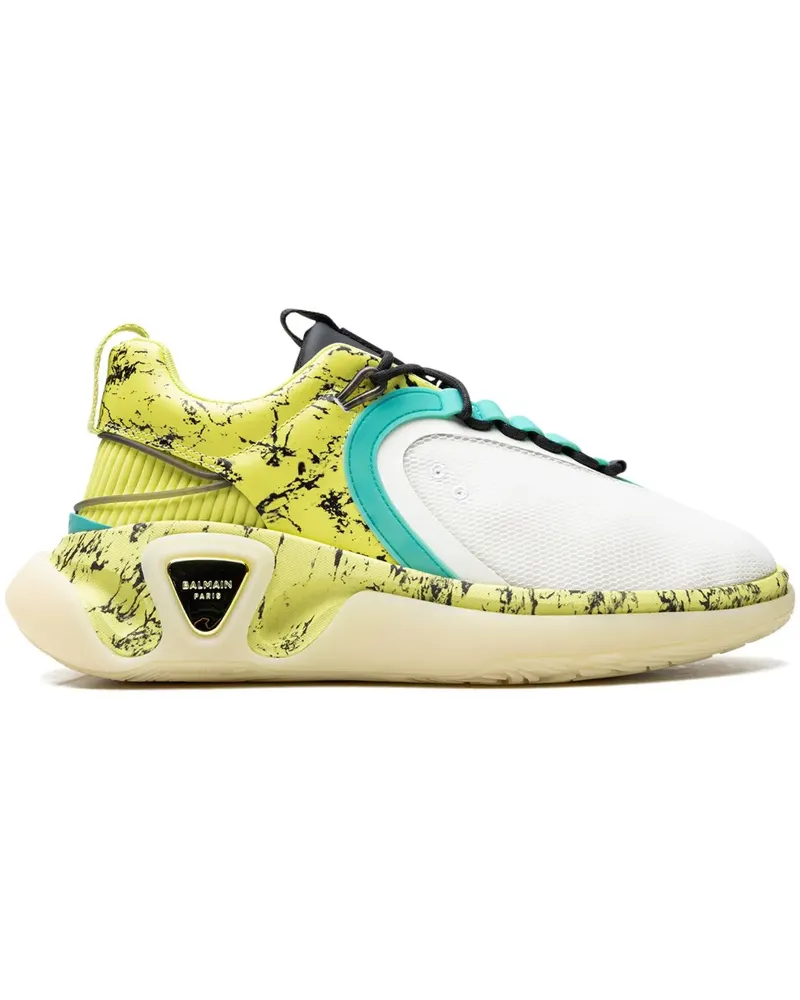 Balmain B-runner Mesh-Sneakers - Weiß Weiß