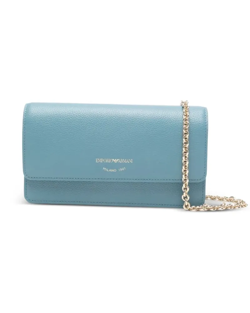 Emporio Armani Mini-Tasche mit Kettenriemen - Blau Blau