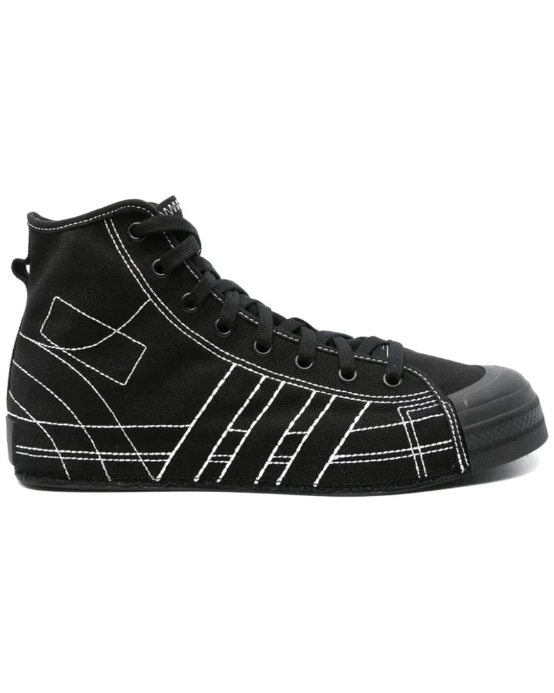 Y-3 Nizza Sneakers - Schwarz Schwarz