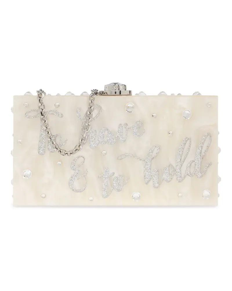Sophia Webster Cleo' Clutch - Weiß Weiß