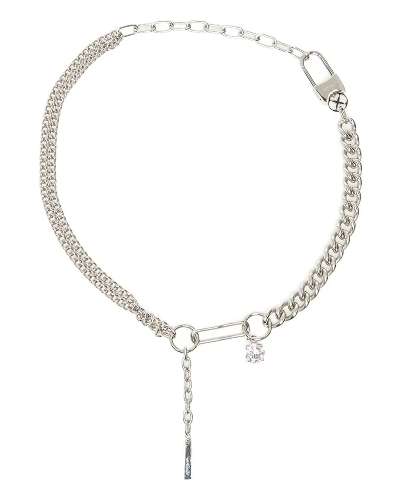 Vitaly Halskette mit Logo-Gravur - Silber Silber