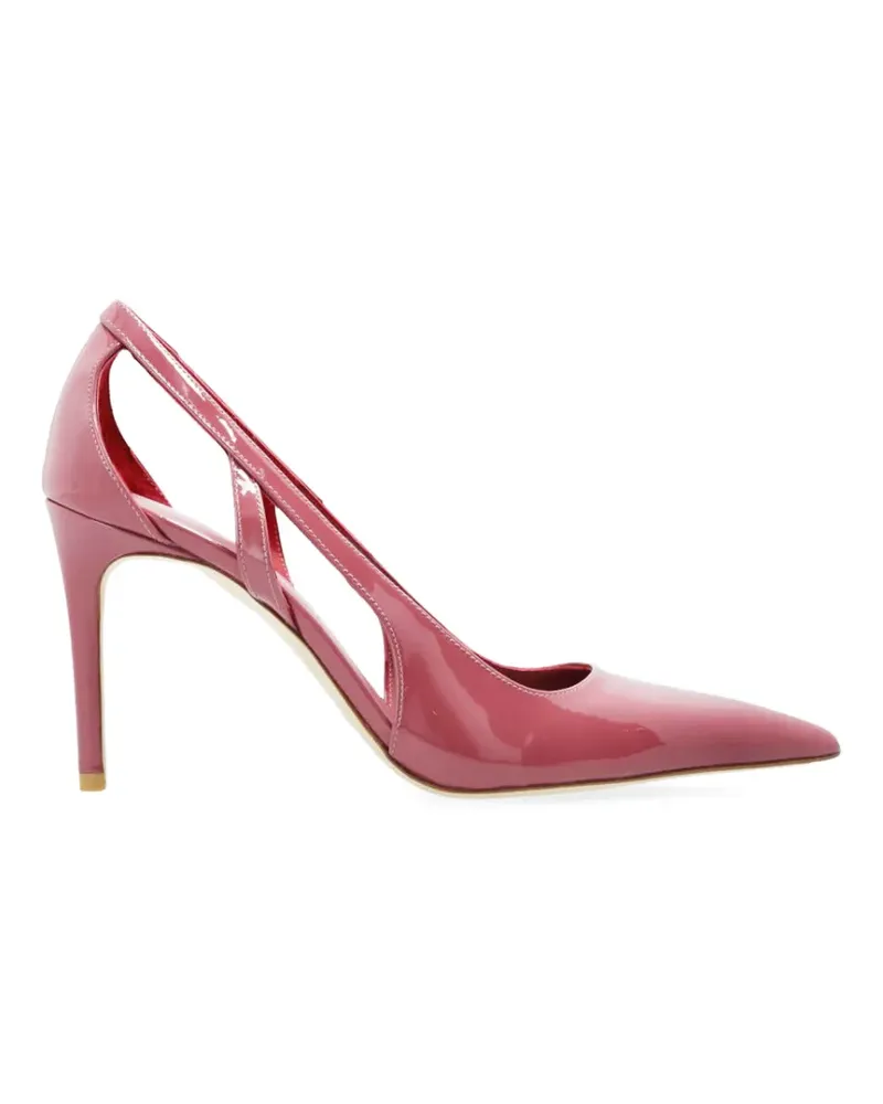 Stuart Weitzman Stuart Power Cut-Out 85 Pumps - Rosa Rosa