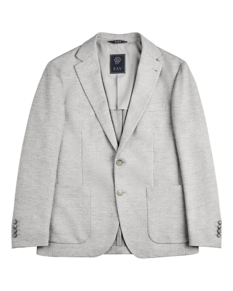 Fay two-button single-breasted blazer - Grau Grau
