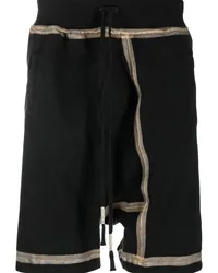 Boris Bidjan Saberi Joggingshorts mit Kontrastdetails Schwarz