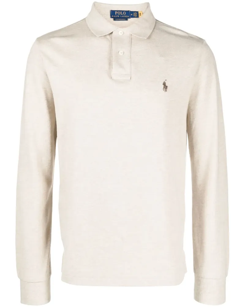 Ralph Lauren Poloshirt mit Logo-Stickerei - Nude Nude
