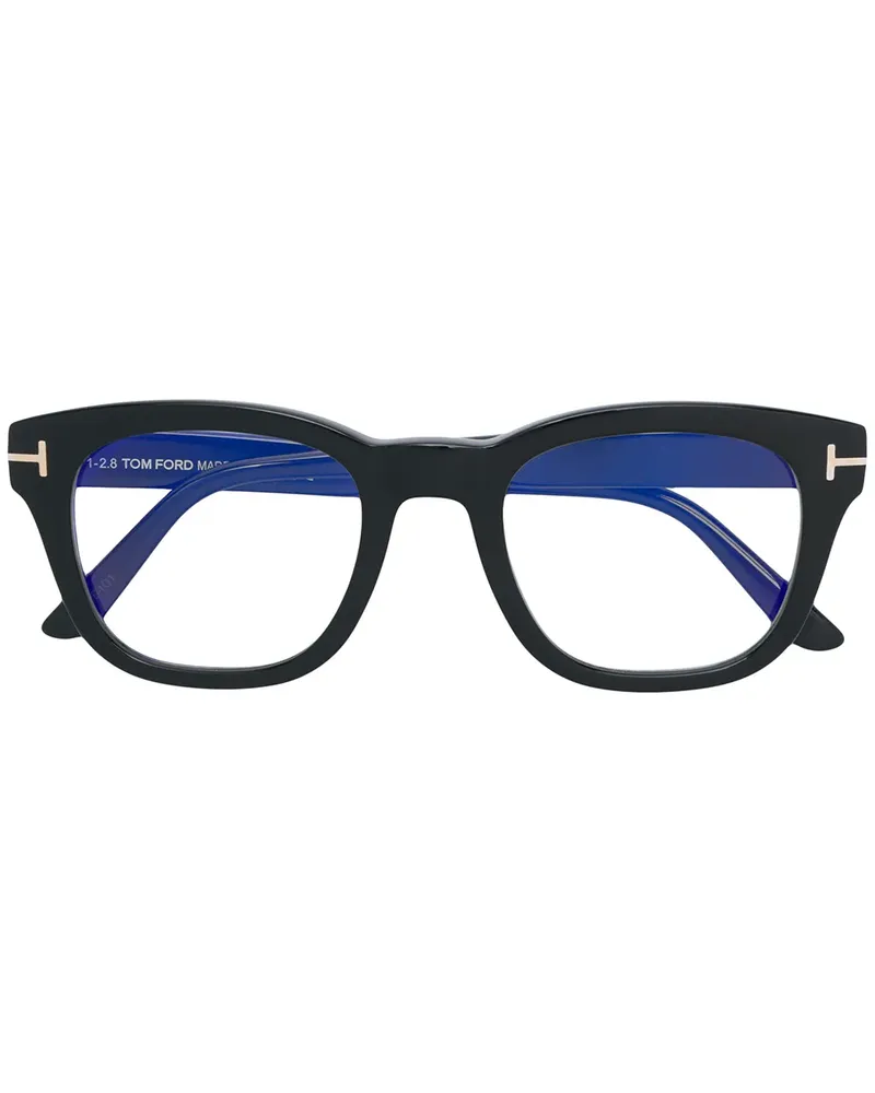 Tom Ford Eckige Brille - Schwarz Schwarz