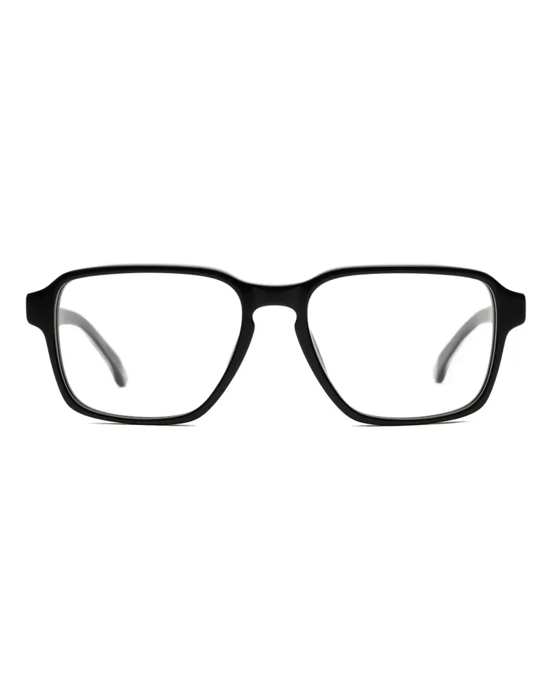 RETROSUPERFUTURE Numero 160 Brille mit geometrischem Gestell - Schwarz Schwarz