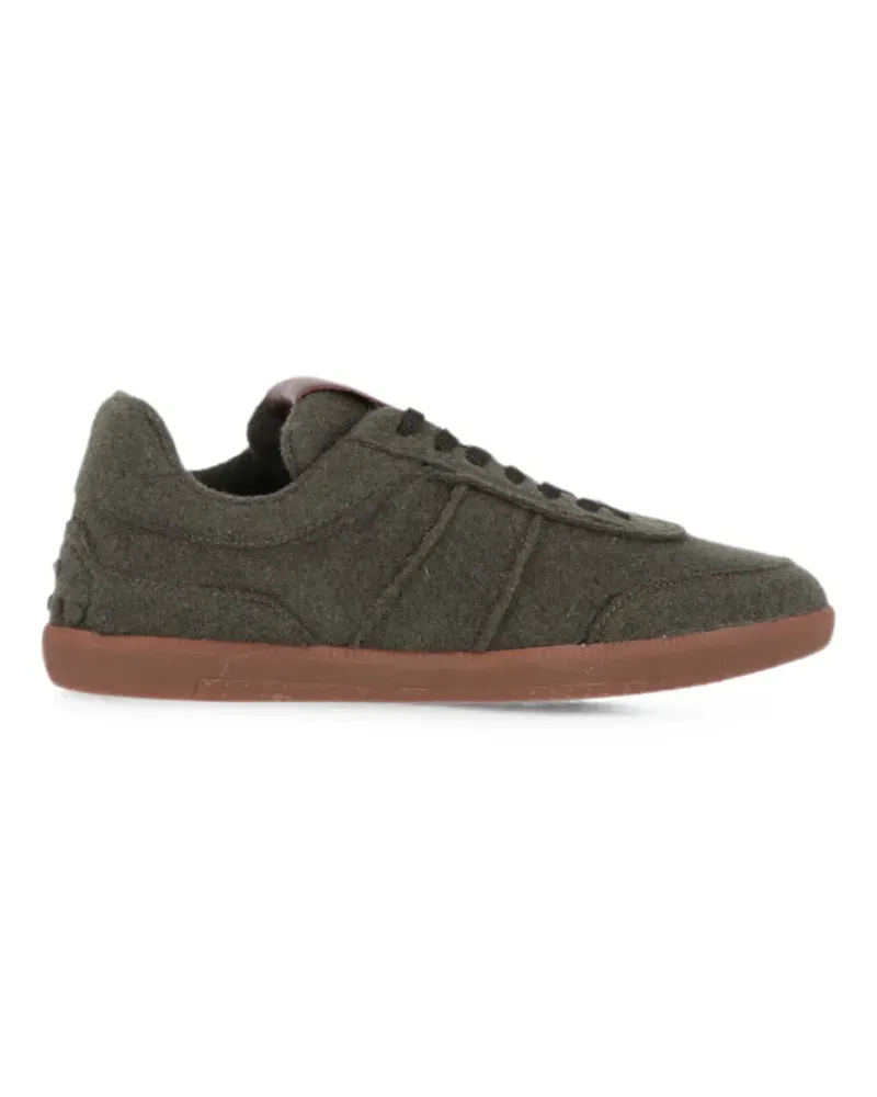 TOD'S Gommino Sneakers mit Filzstruktur - Grün Grün