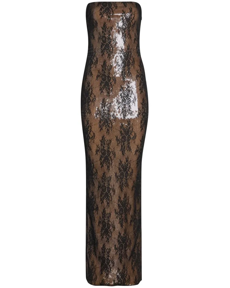 Retrofête Zaina Kleid - Schwarz Schwarz