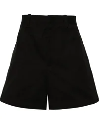 Jil Sander Shorts mit weitem Bein Schwarz