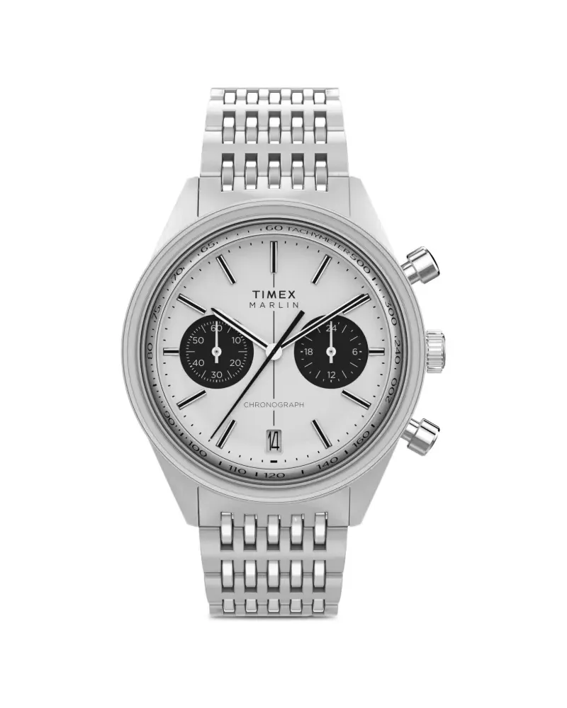Timex Marlin Jet Chronograph 40mm - Weiß Weiß