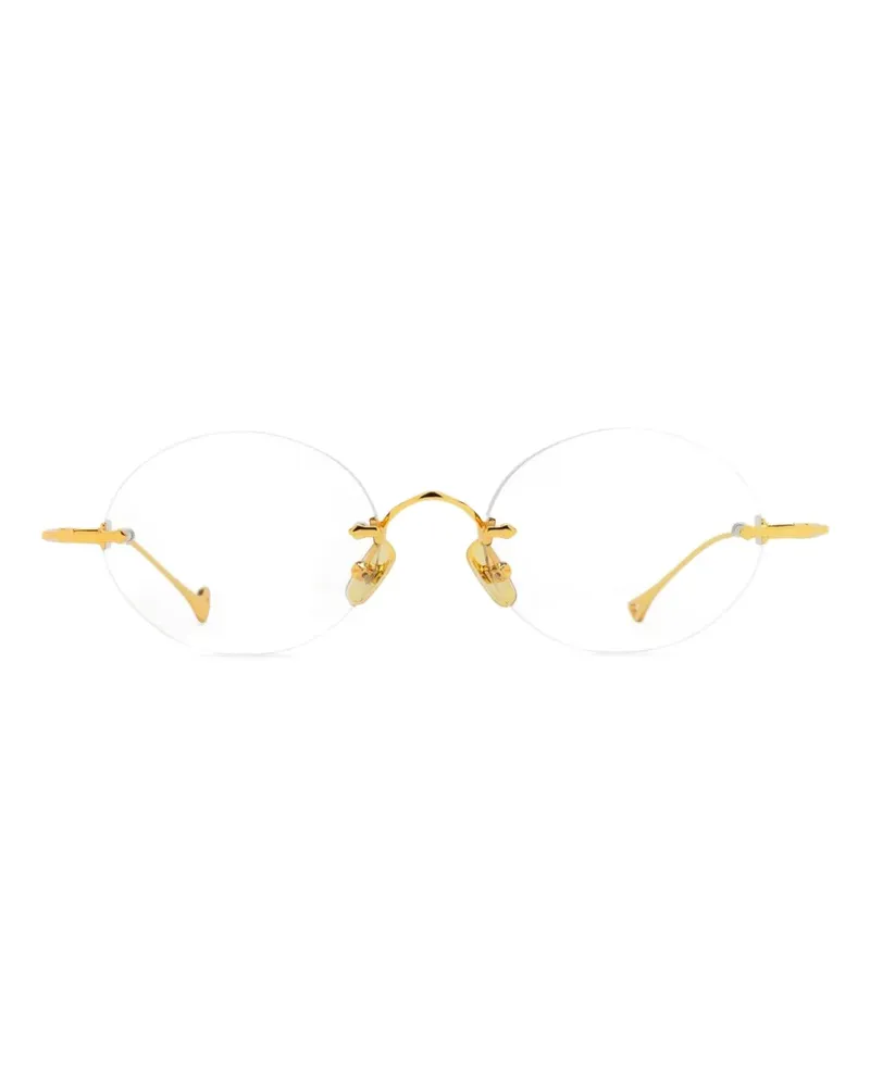 Eyepetizer Brille mit rundem Gestell - Gold Gold