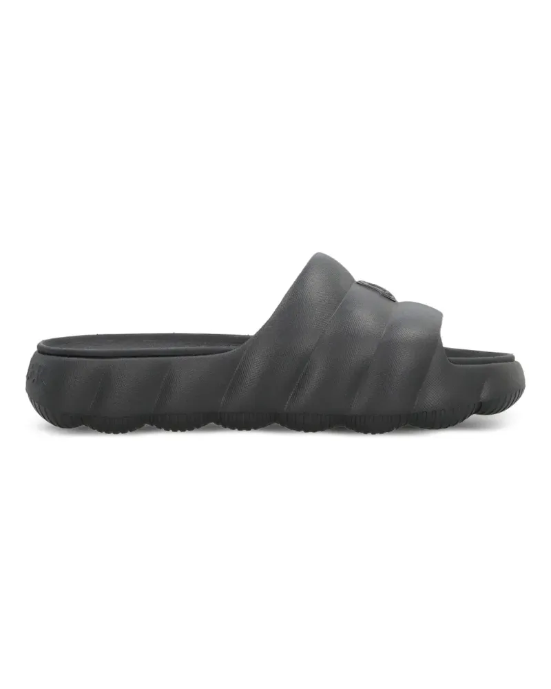 Moncler lilo quilted slides - Schwarz Schwarz