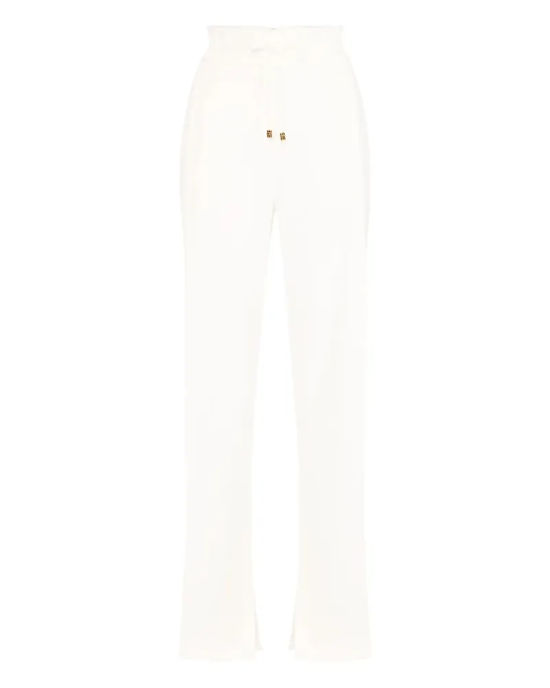 Elisabetta Franchi Hose mit hohem Bund - Weiß Weiß