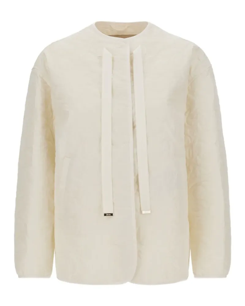 Herno Gesteppte Jacke mit rundem Ausschnitt - Nude Nude