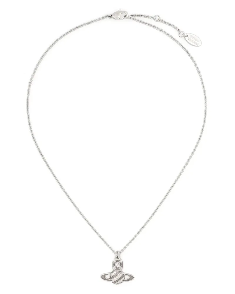 Vivienne Westwood Assita Bas Relief Halskette - Silber Silber