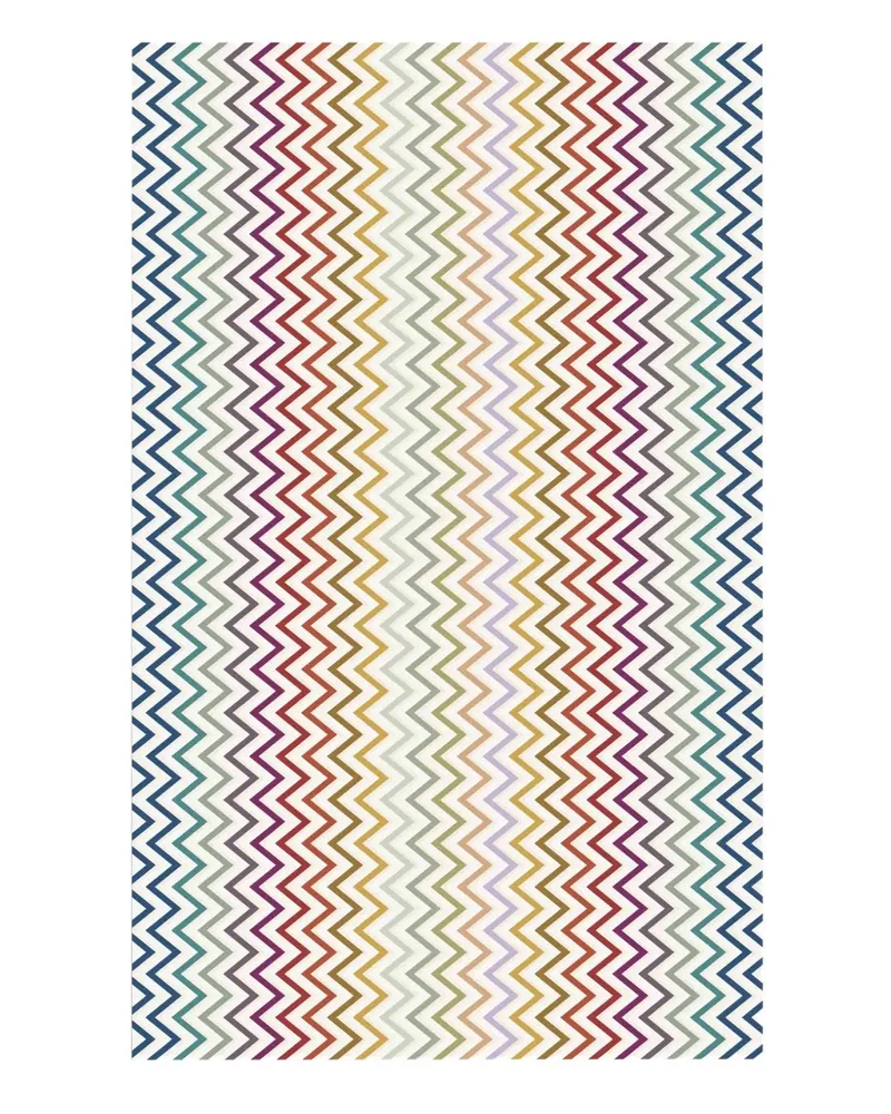 Missoni Home Watamu Tischdecke mit Zickzackmuster - Weiß Weiß