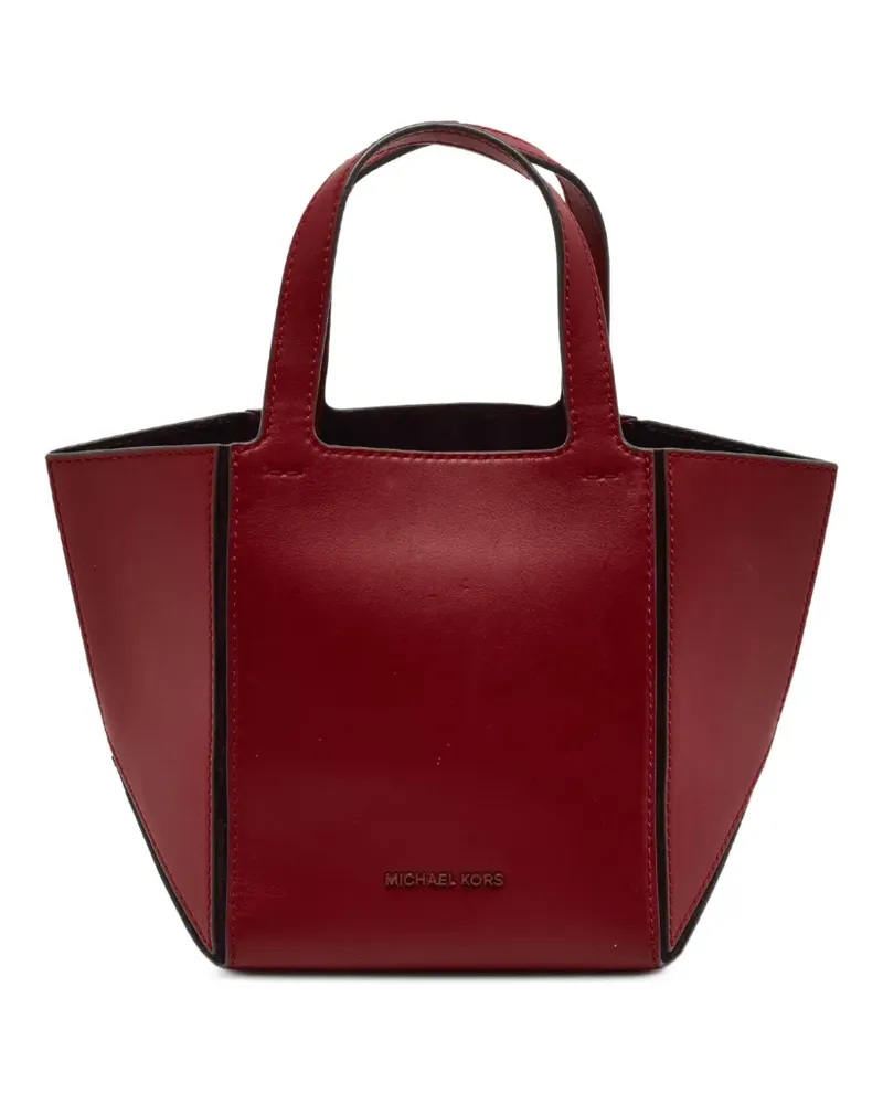 Michael Kors Kleine Jordi Handtasche aus Leder - Rot Rot