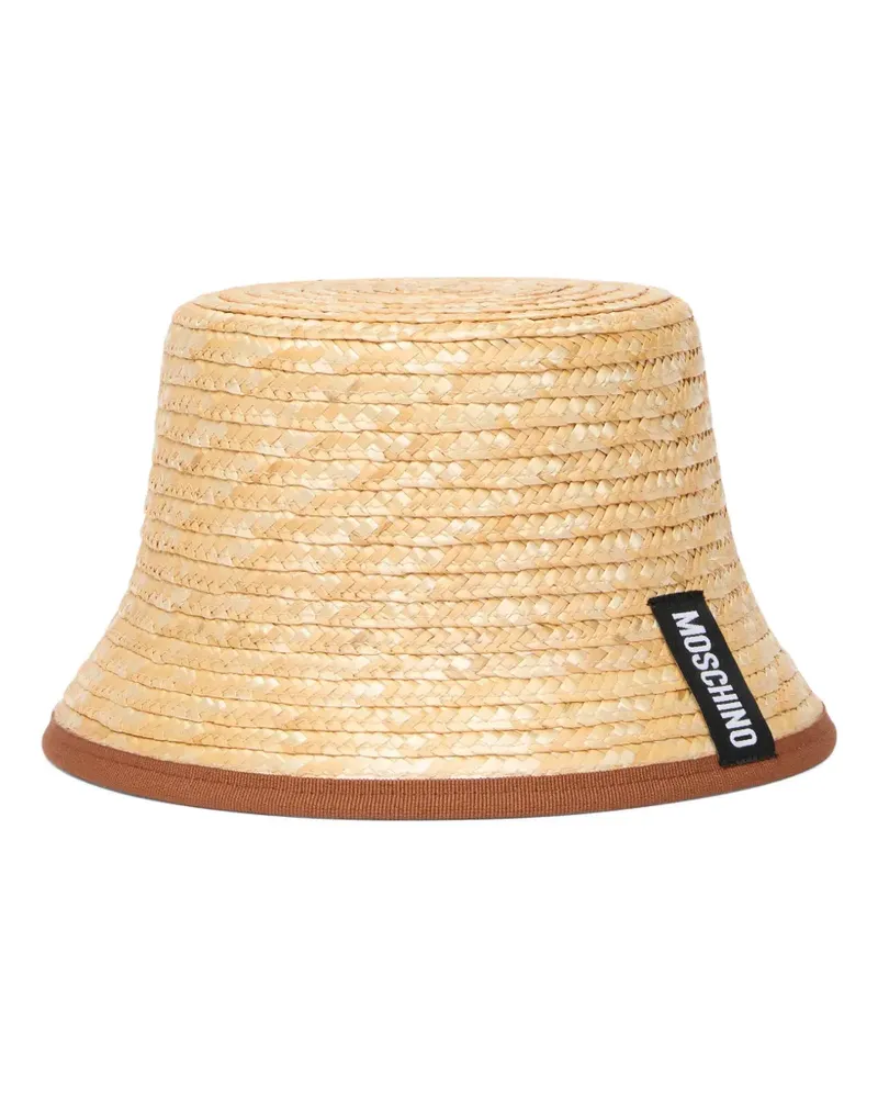 Moschino Gewebter Fischerhut - Nude Nude