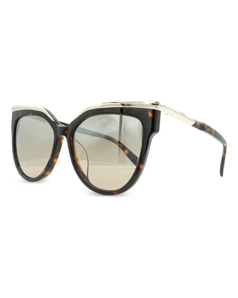 MCM Sonnenbrille mit Cat-Eye-Gestell - Braun Braun