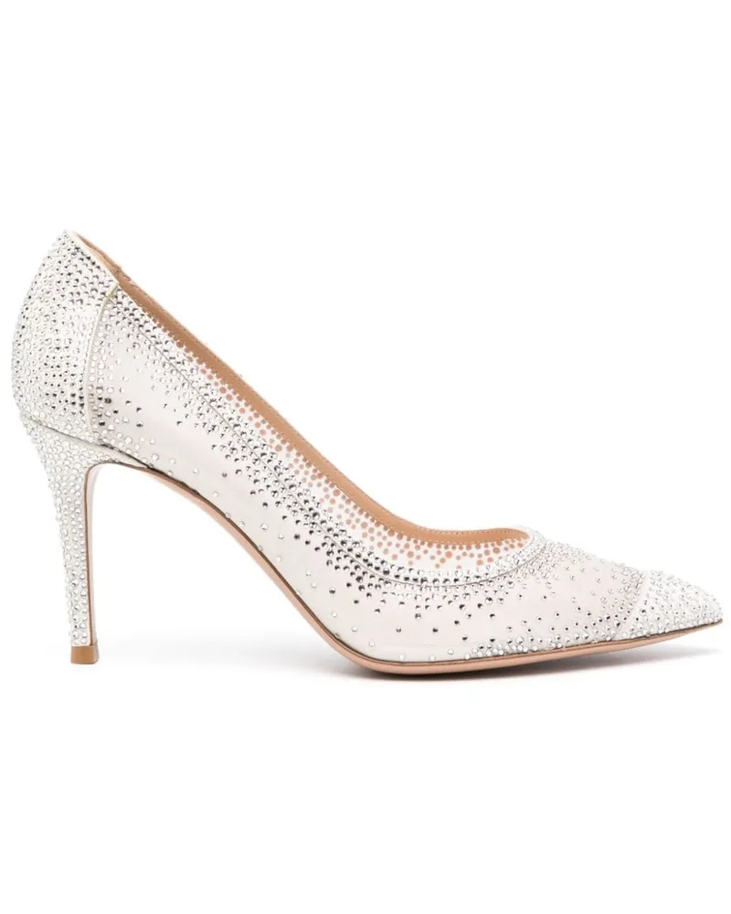 Gianvito Rossi Rania Pumps 85mm - Weiß Weiß