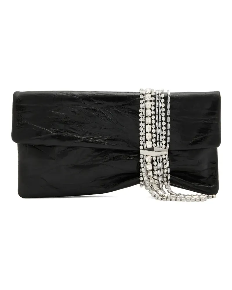 Jimmy Choo embellished clutch bag - Schwarz Schwarz