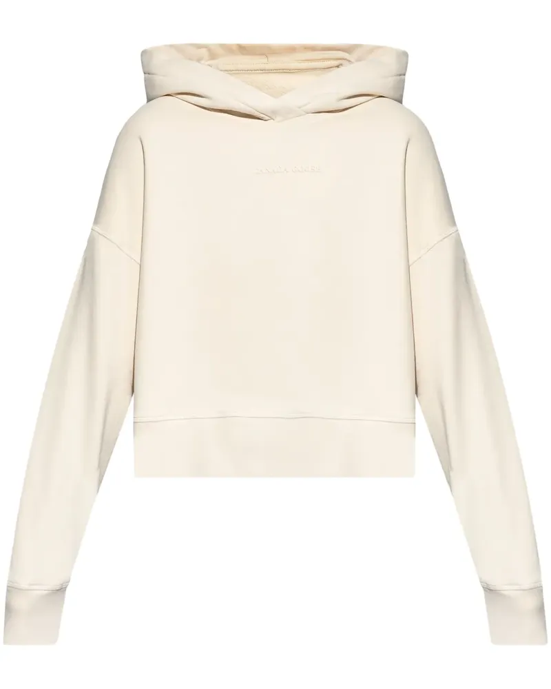 Canada Goose Hoodie mit Logo-Prägung - Nude Nude