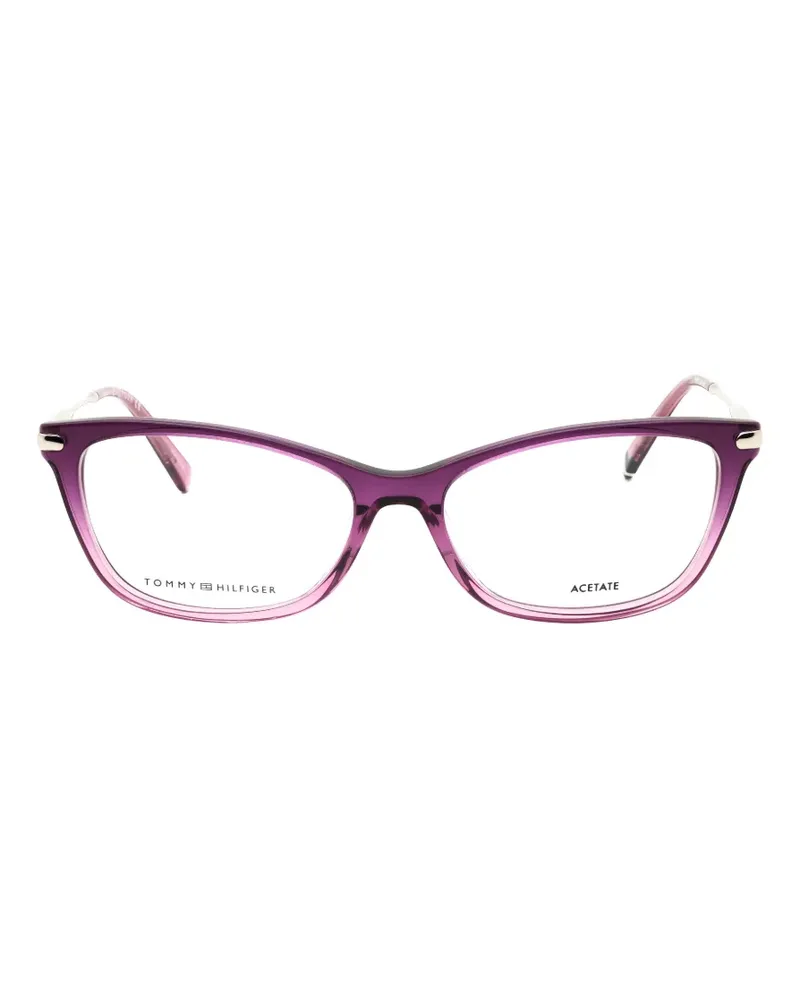 Tommy Hilfiger rectangle-frame glasses - Violett Violett