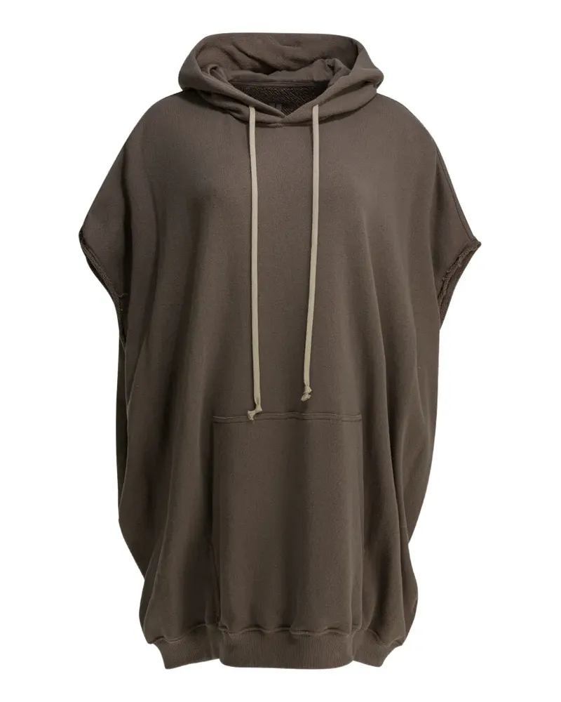 Rick Owens SL Hun sleeveless hoodie - Braun Braun