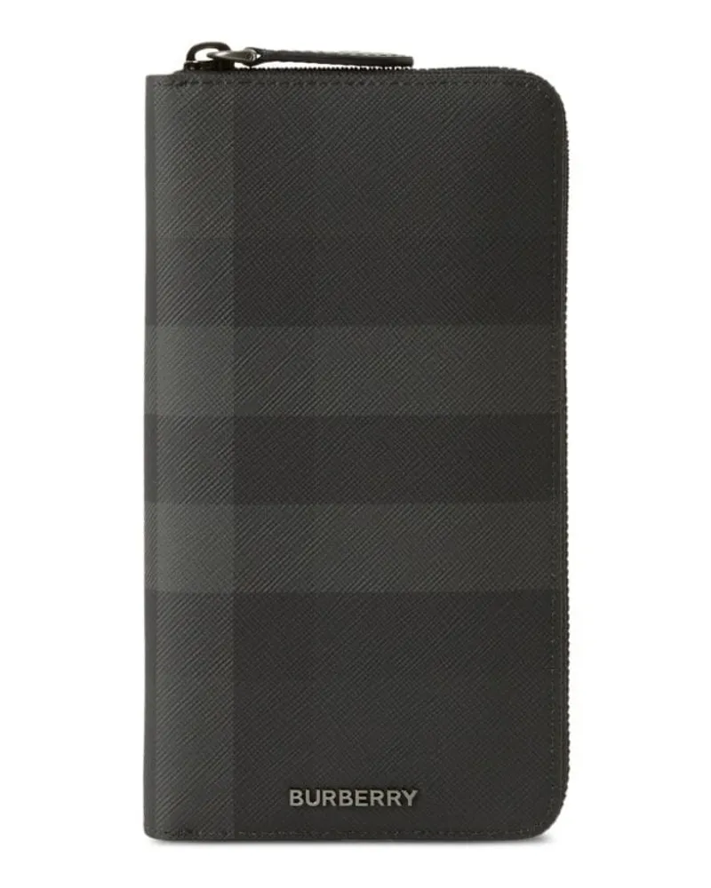 Burberry Portemonnaie mit Reißverschluss - Grau Grau