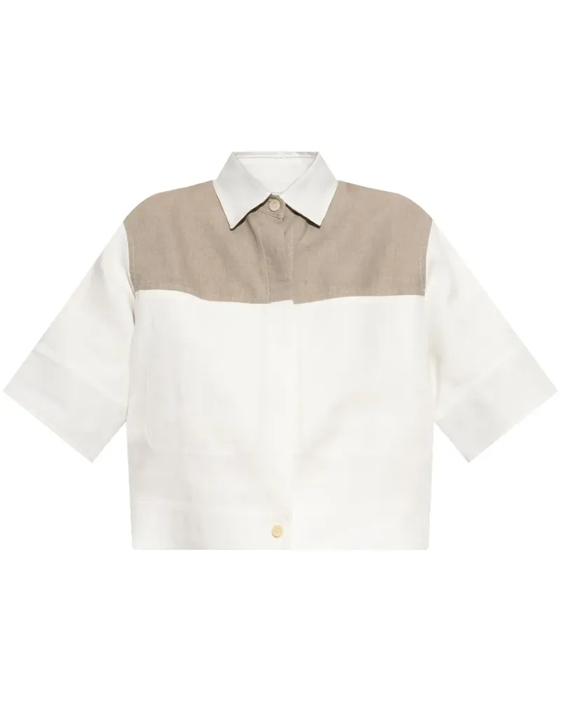 Max Mara Radioso Hemd - Weiß Weiß