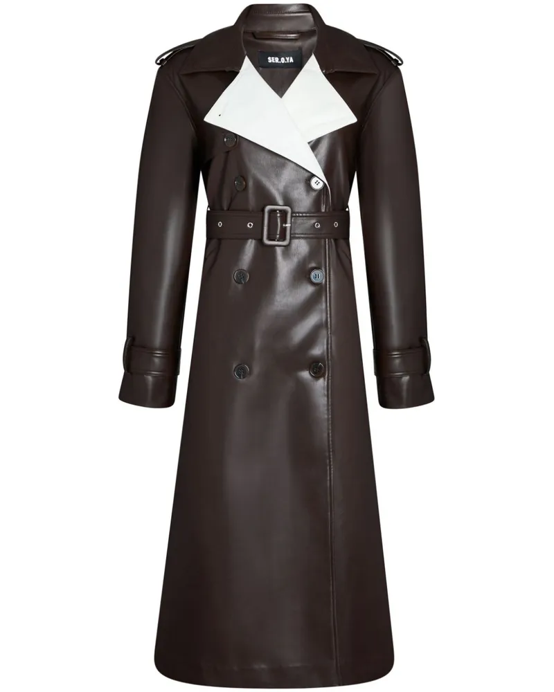 SER.O.YA Estelle Trenchcoat - Braun Braun