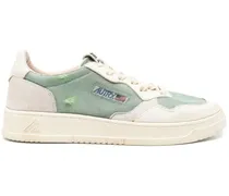 Sneakers aus Leder - Grün