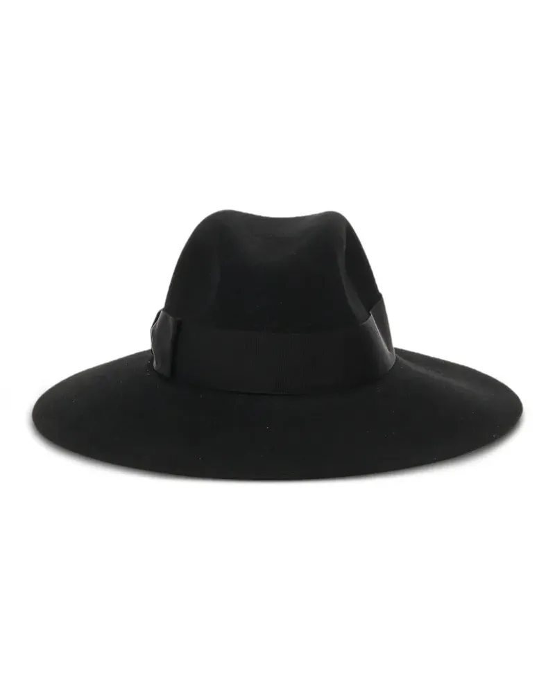 Borsalino Hut aus Filz - Schwarz Schwarz