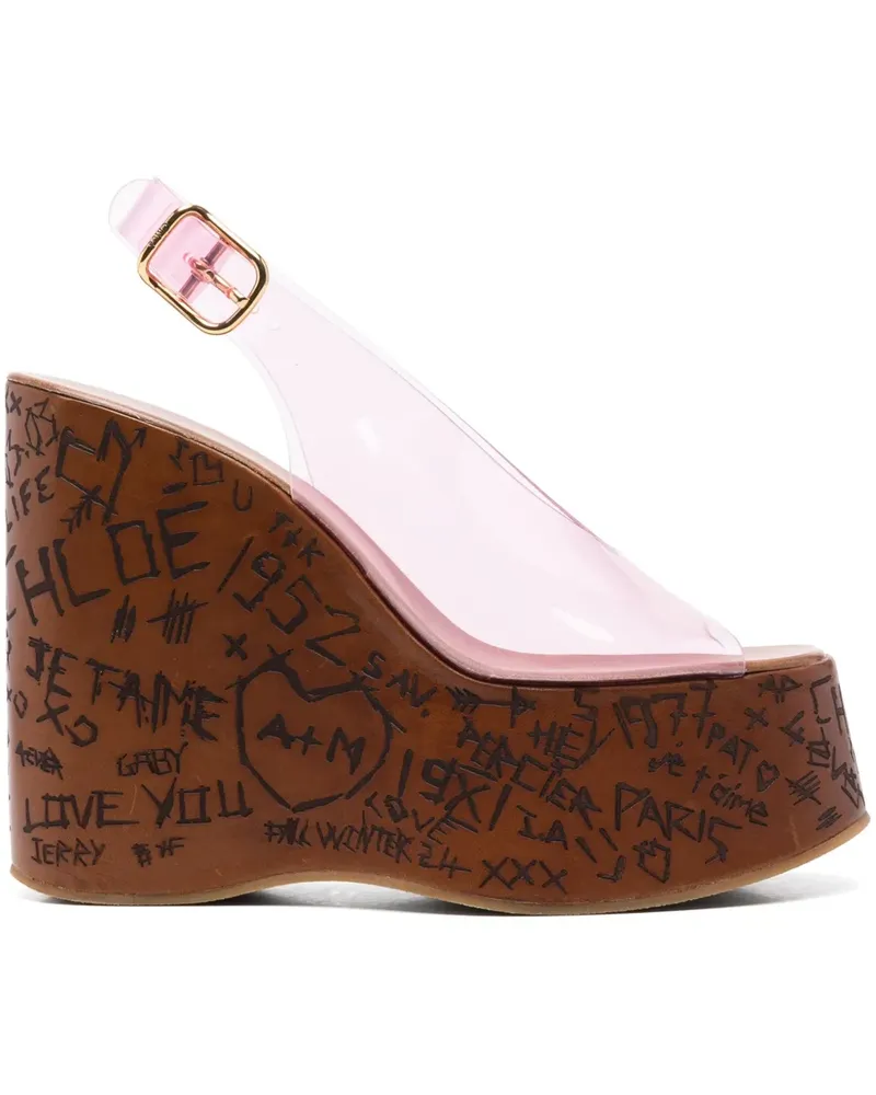 Chloé Maxime Sandalen 150mm - Rosa Rosa
