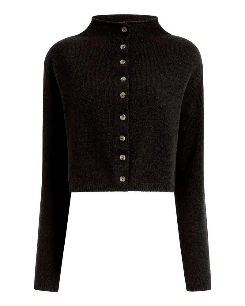 KHAITE Annora Cardigan in Schwarz Schwarz