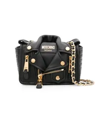 Moschino Mini-Tasche aus Leder Schwarz