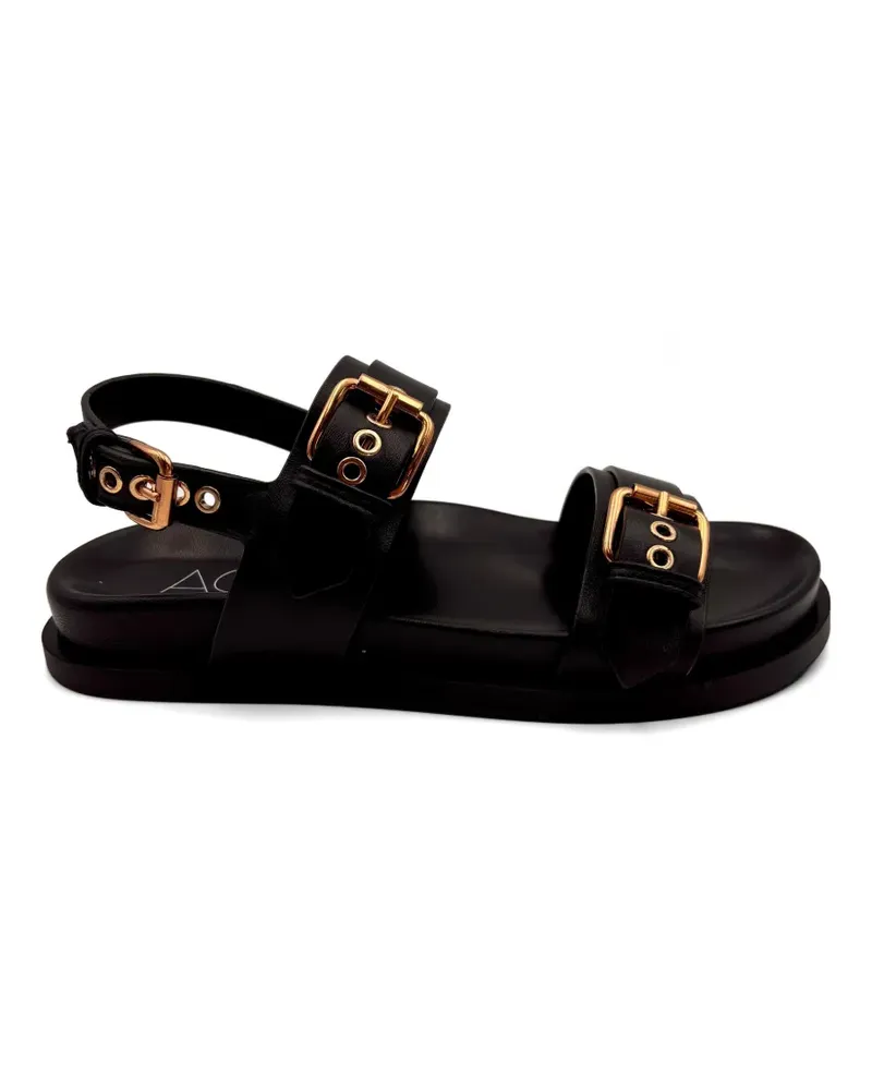 Attilio Giusti Leombruni buckle-strap sandals - Schwarz Schwarz