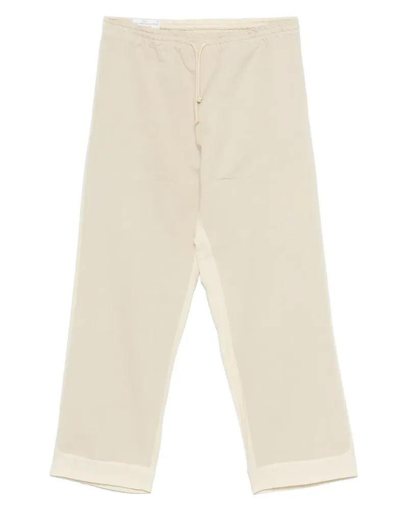 RANRA Hose mit Kontrasteinsätzen - Nude Nude