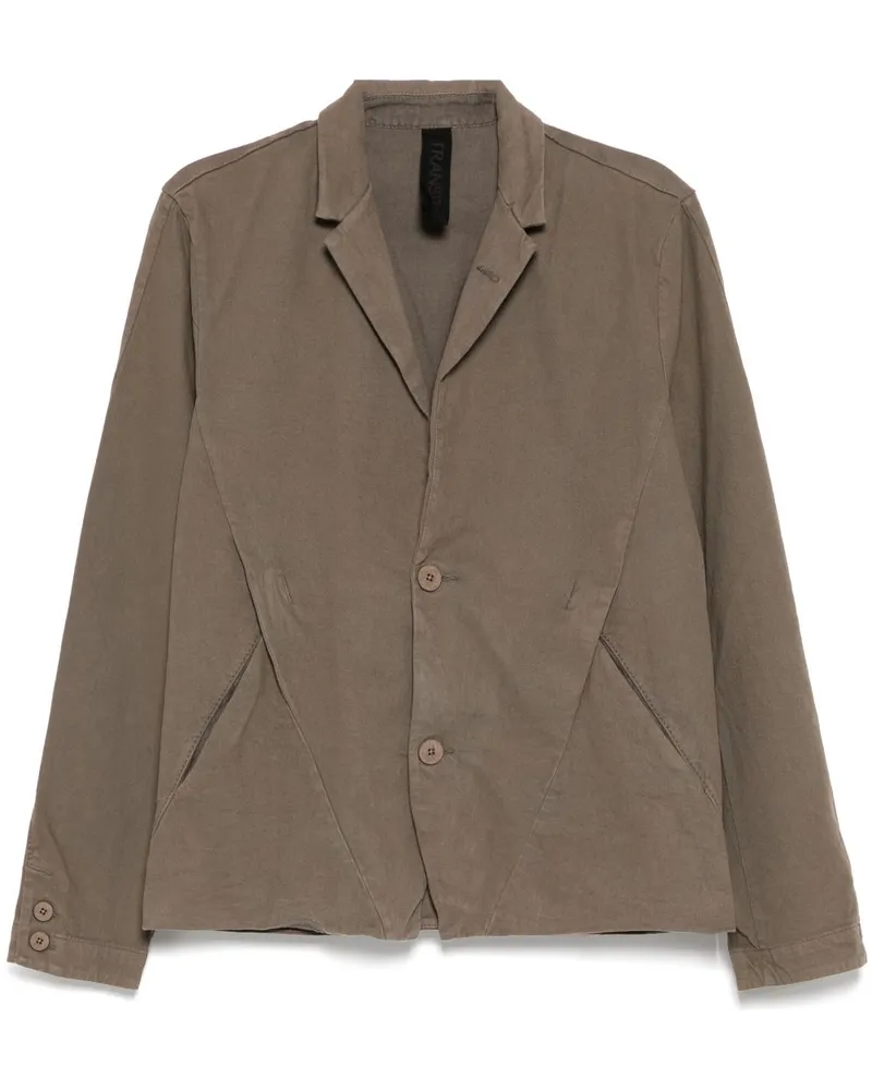 TRANSIT Jacke mit Knopfverschluss - Braun Braun