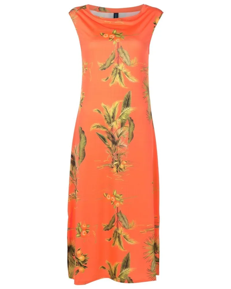 Lygia & Nanny Kleid mit Blumen-Print - Orange Orange