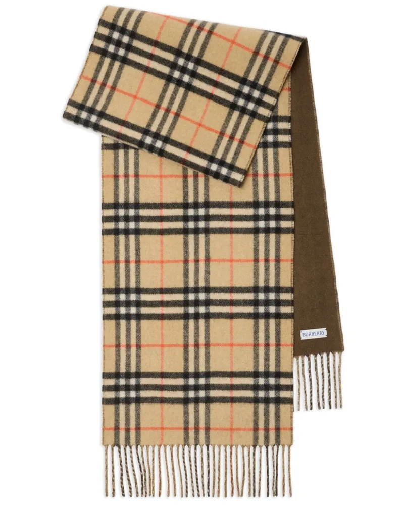 Burberry Schal mit Vintage-Check - Nude Nude